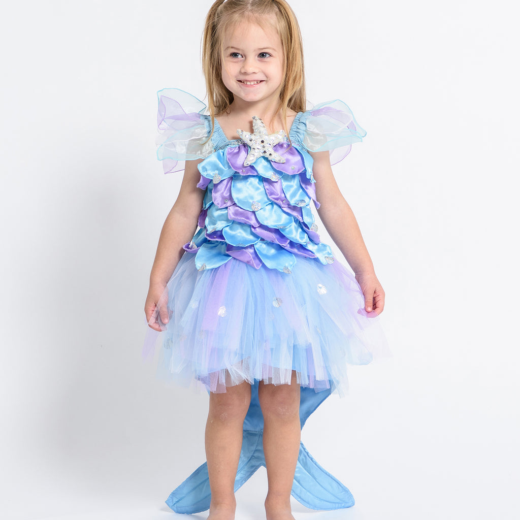 sea fairy dress up Water Fairy Costume with Wings in Size 8
