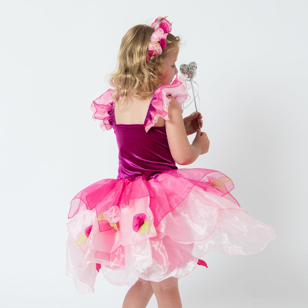 green emerald velvet dress Rainbow Fairy Dress & Wings