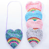 Rainbow Love Sequin Bag - Pack of 12 Mixed Colours