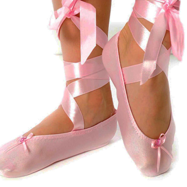Ballet Slipper w/Ribbon - letsdressup.com.au - Girls Accessories