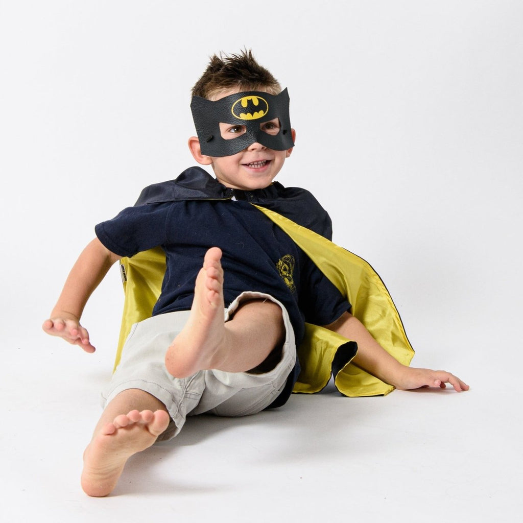 batman cape and mask set - letsdressup.com.au - Boys Dress Ups