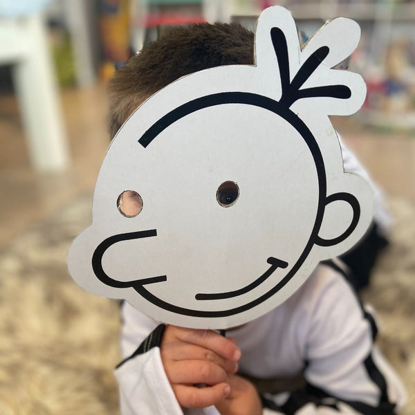 Face Mask Template Printable Diary Of A Wimpy Kid Costume at Madeline