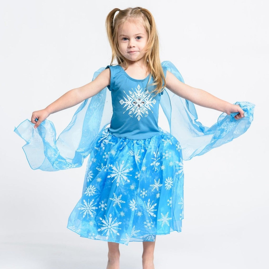 Anna Elsa Frozen Dress | Elsa Anna Frozen Dress For Little Girls