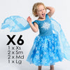 Elsa Frozen Dress x 6 - letsdressup.com.au - Girls Dress Ups