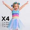 Friendship Fairy Dress Bundle x 4 Pastel