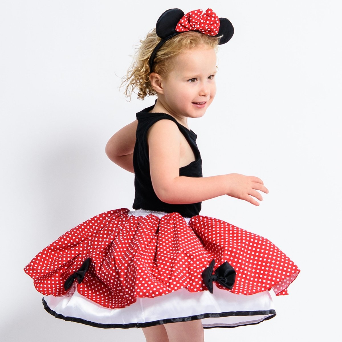 Minnie Mouse Play Set Tutu Skirt Headband Dress up Clothes