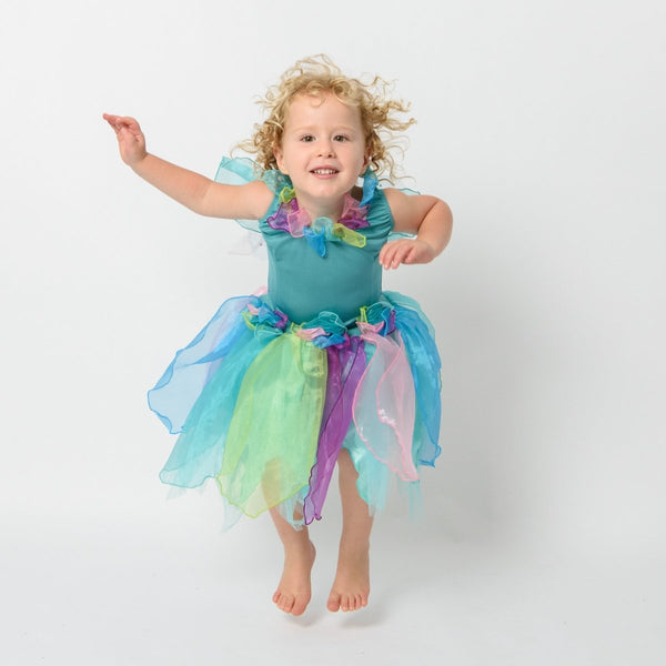 Pixie Fairy Dress Pastel - letsdressup.com.au - Girls Dress Ups