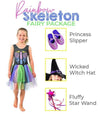 Rainbow Skeleton Fairy Dress