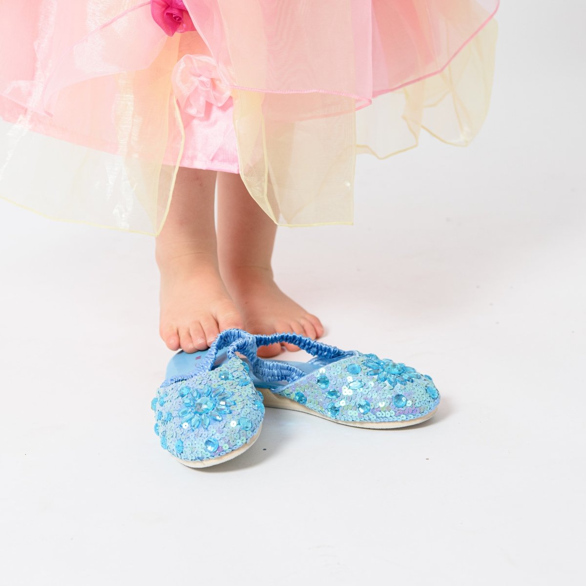 Pink and blue slippers hot sale