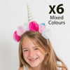 Unicorn Headband x6 - letsdressup.com.au - Girls Dress Ups